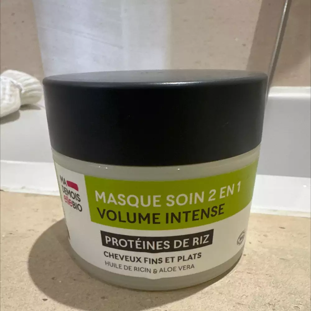 MADEMOISELLE BIO - Volume intense - Masque soin 2 en 1