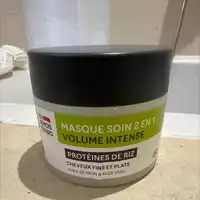 MADEMOISELLE BIO - Volume intense - Masque soin 2 en 1