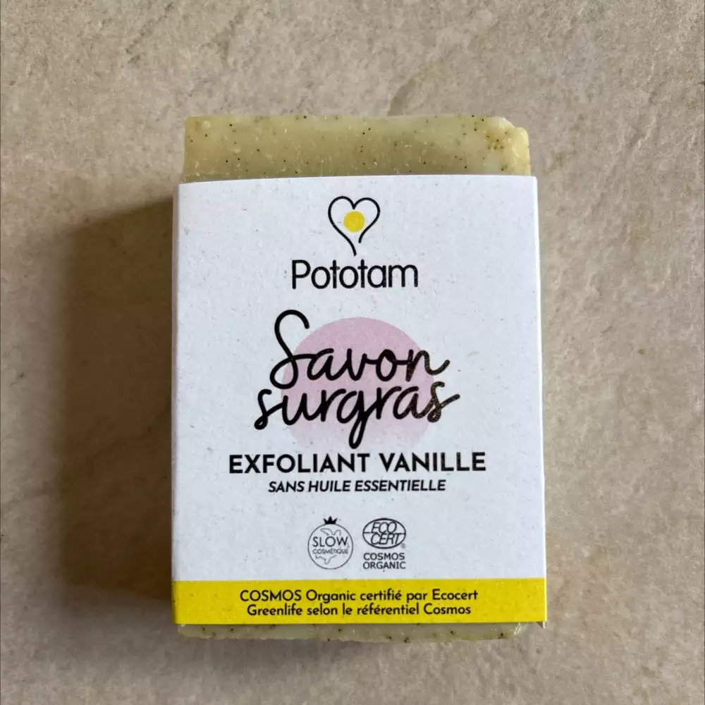 POTOTAM - Savon surgras exfoliant vanille