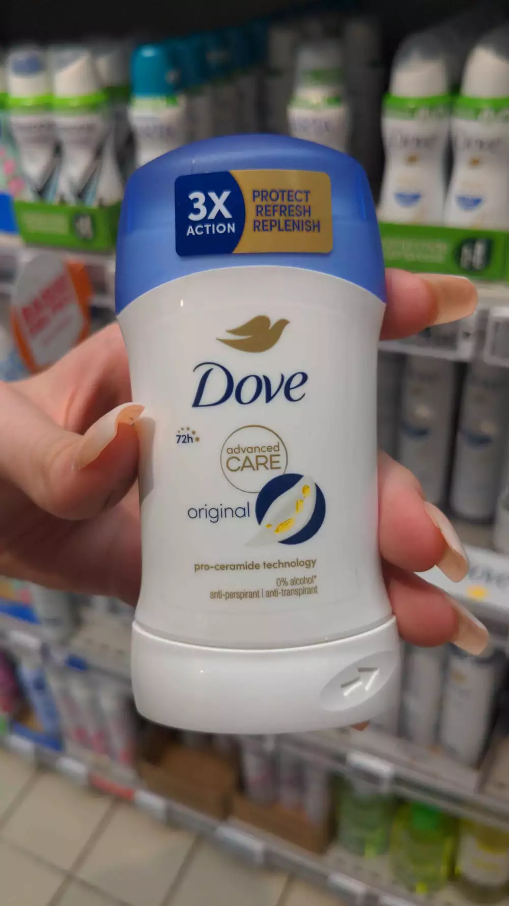 DOVE - Advanced care original - 0% alcohol anti-perspirant