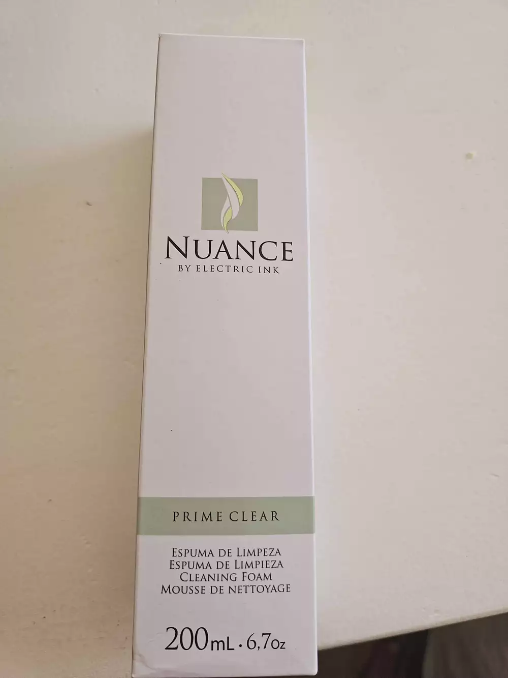 NUANCE BY ELECTRIC INK - Prime clear - Mousse de nettoyage