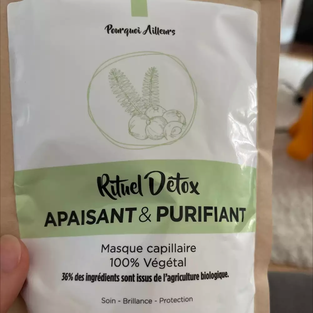 POURQUOI AILLEURS - Rituel detox - Masque capillaire