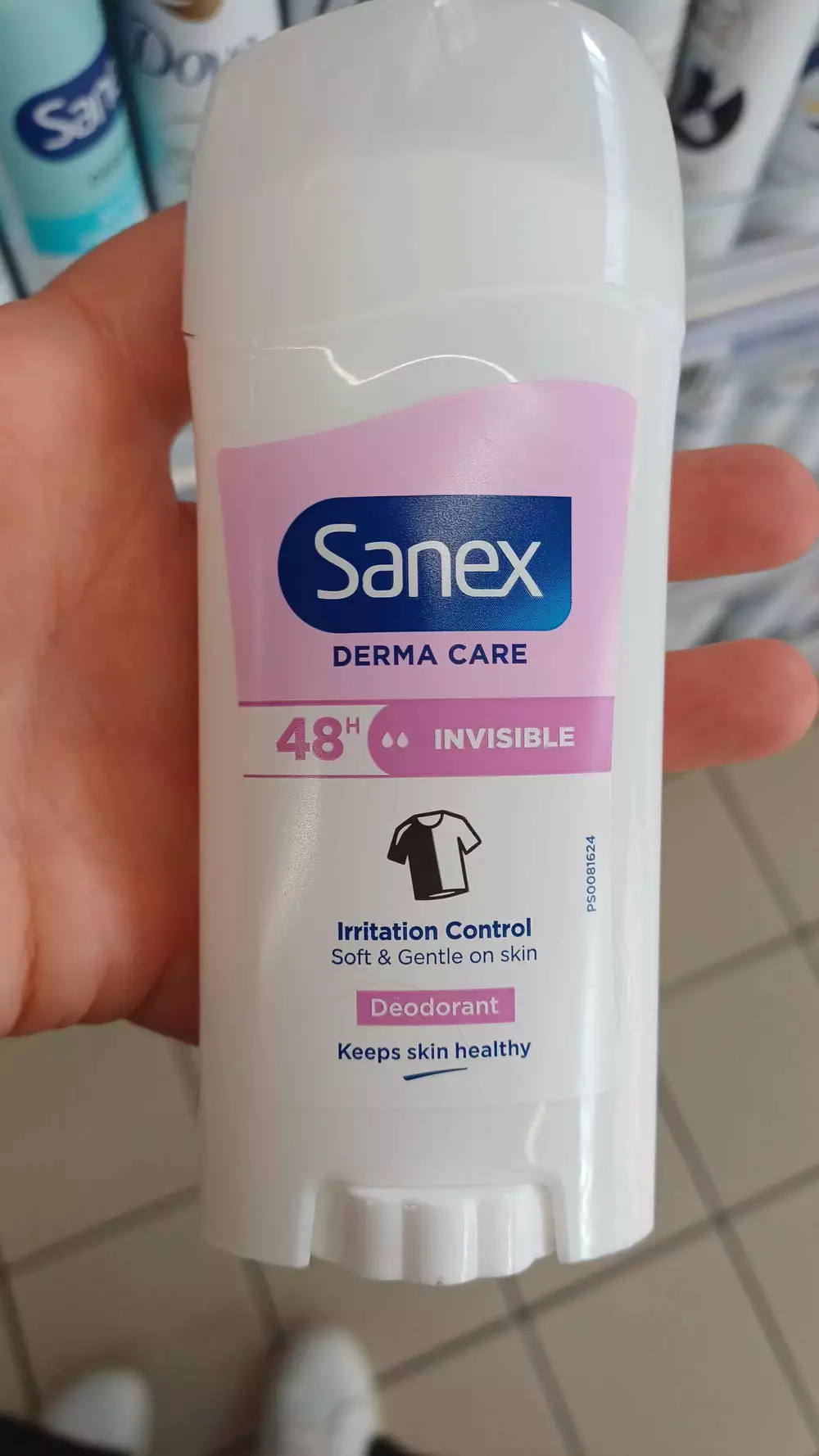 SANEX - Derma care - Déodorant 48h invisible