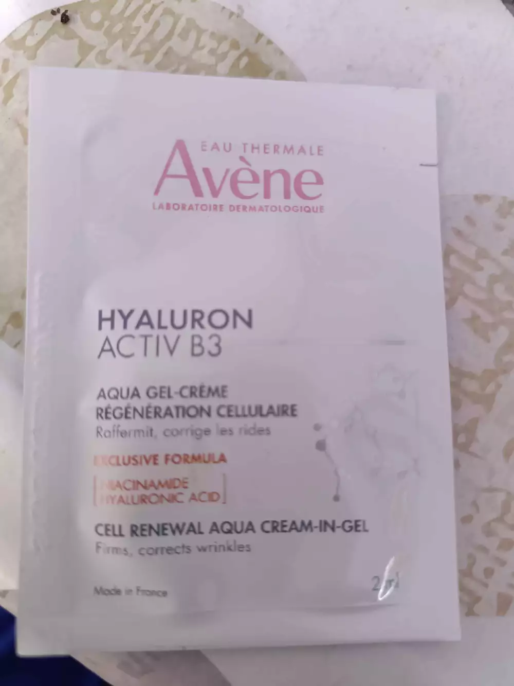 AVENE EAU THERMALE - Hyaluron activ B3 - Aqua gel-crème régénération cellulaire