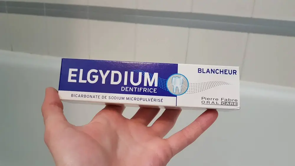 ELGYDIUM - Dentifrice blancheur - Bicarbonate de sodium micropulvérisé