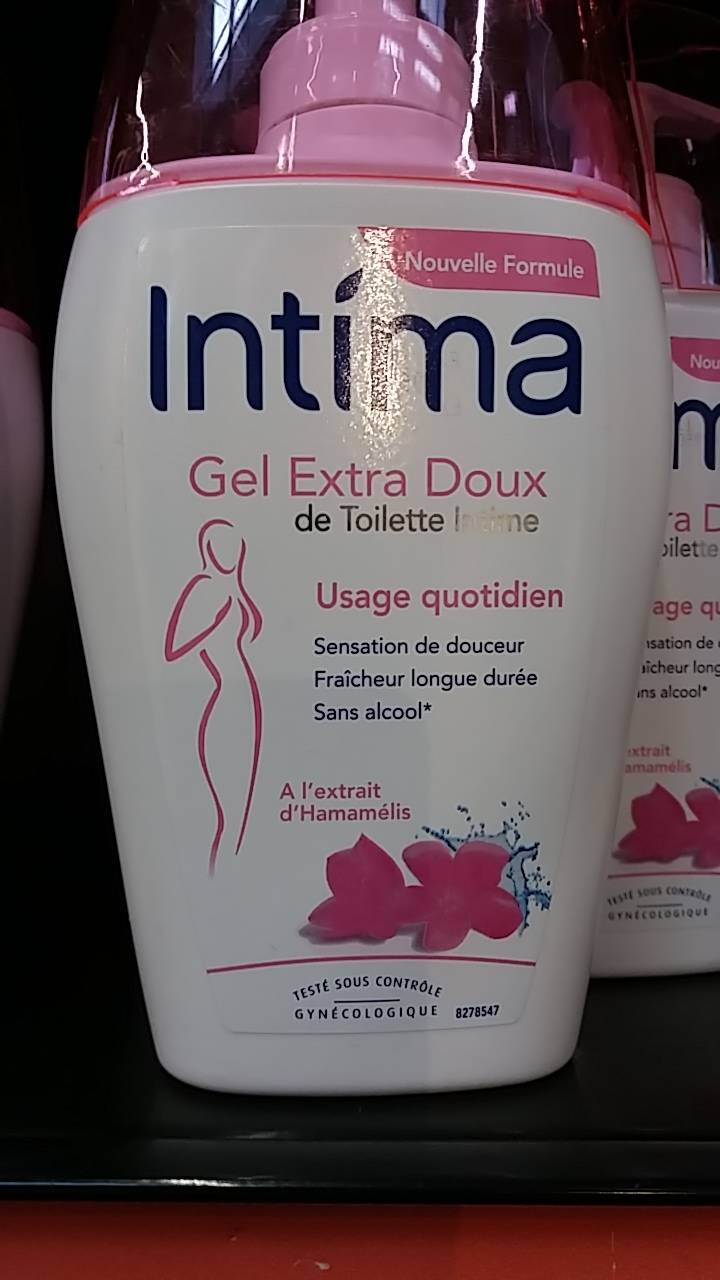 Composition INTIMA Gel Extra Doux de Toilette Intime Usage