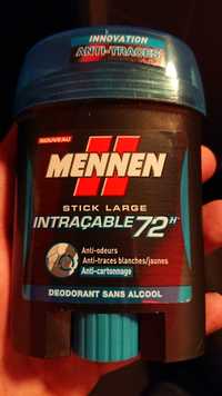 MENNEN - Déodorant sans alcool stick large intraçable 72h