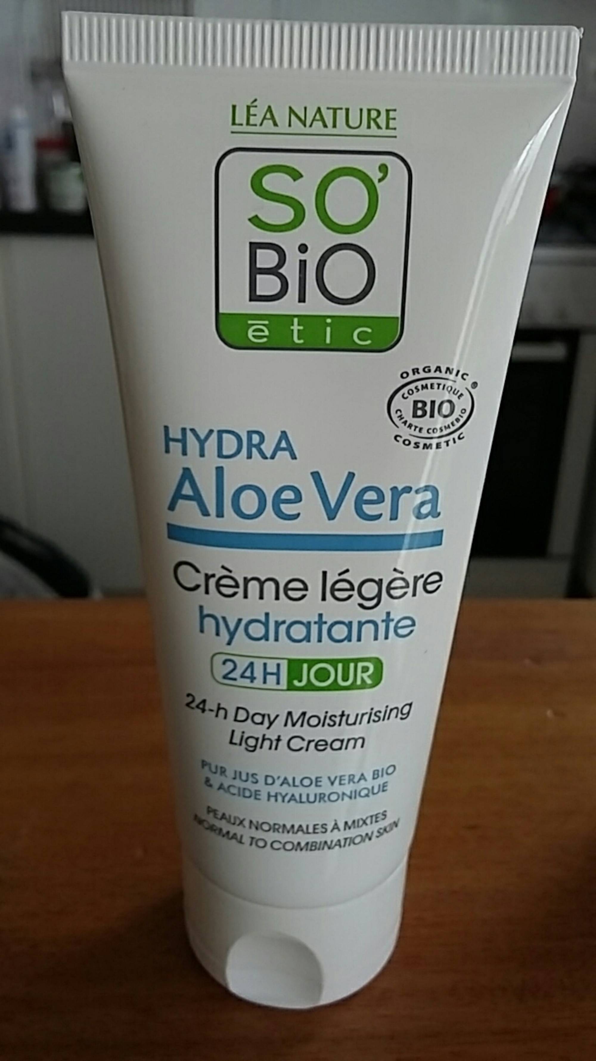 SO'BIO ÉTIC - Hydra Aloe Vera - Crème légère hydratante bio