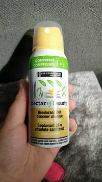 LES COSMÉTIQUES DESIGN PARIS - Nectar of beauty - Déodorant 24 h douceur absolue à l'extrait de vanille