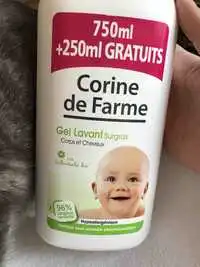 CORINE DE FARME - Gel lavant surgras corps et cheveux au calendula bio