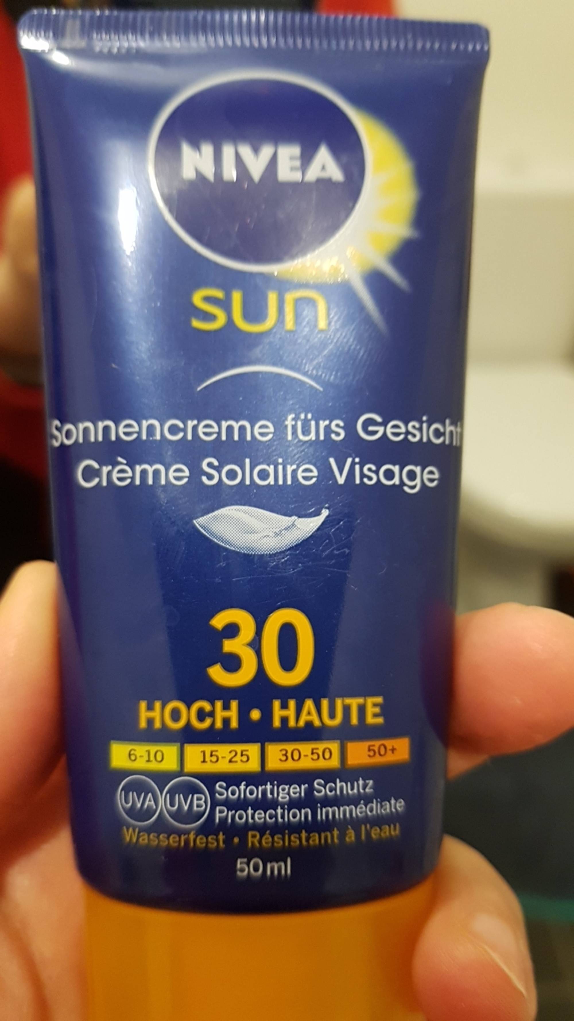 NIVEA - Sun - Crème solaire visage SPF 30