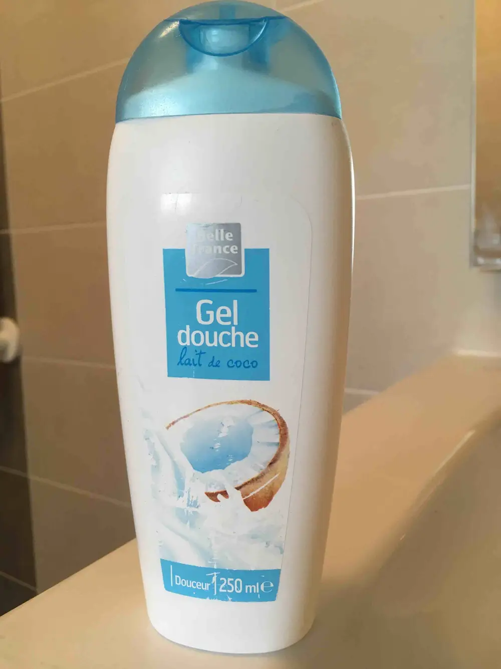 BELLE FRANCE - Gel douche lait de coco