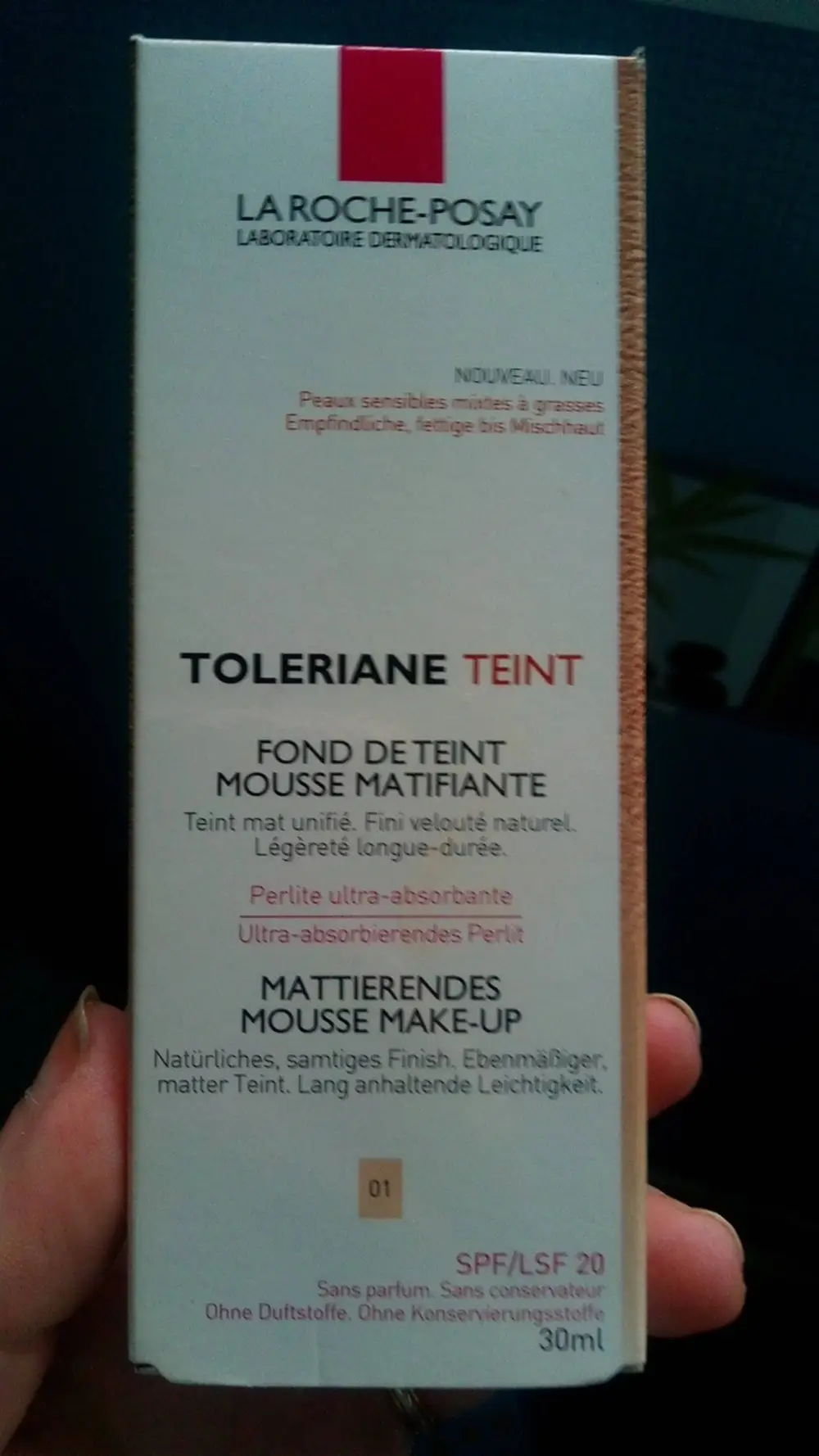 LA ROCHE-POSAY - Toleriane Teint - Fond de teint mousse matifiante