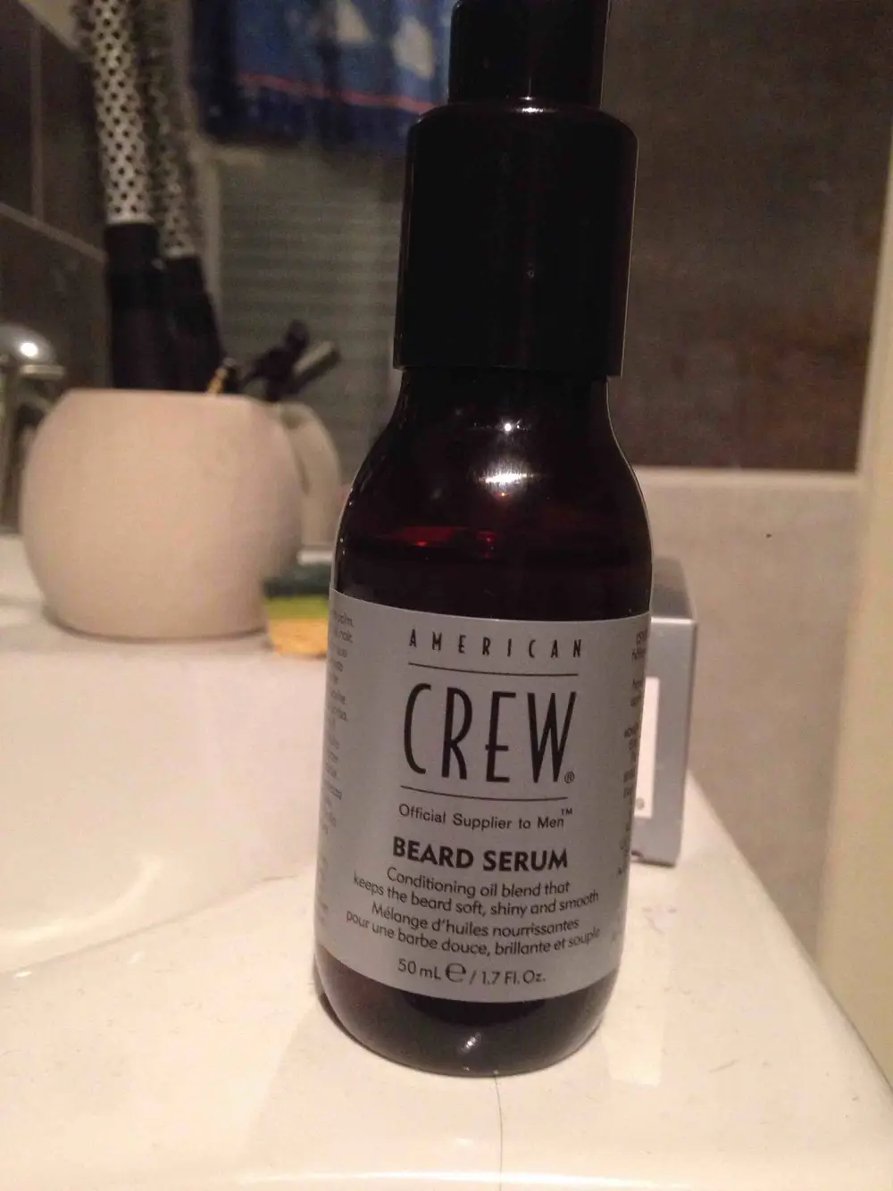 AMERICAN CREW - Beard serum - Huile nourrissantes pour une barbe 