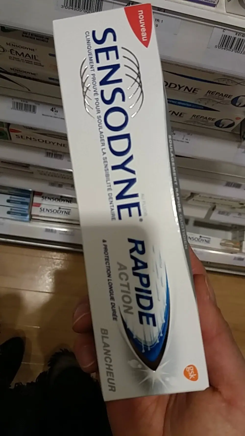 SENSODYNE - Dentifrice Rapide action blancheur