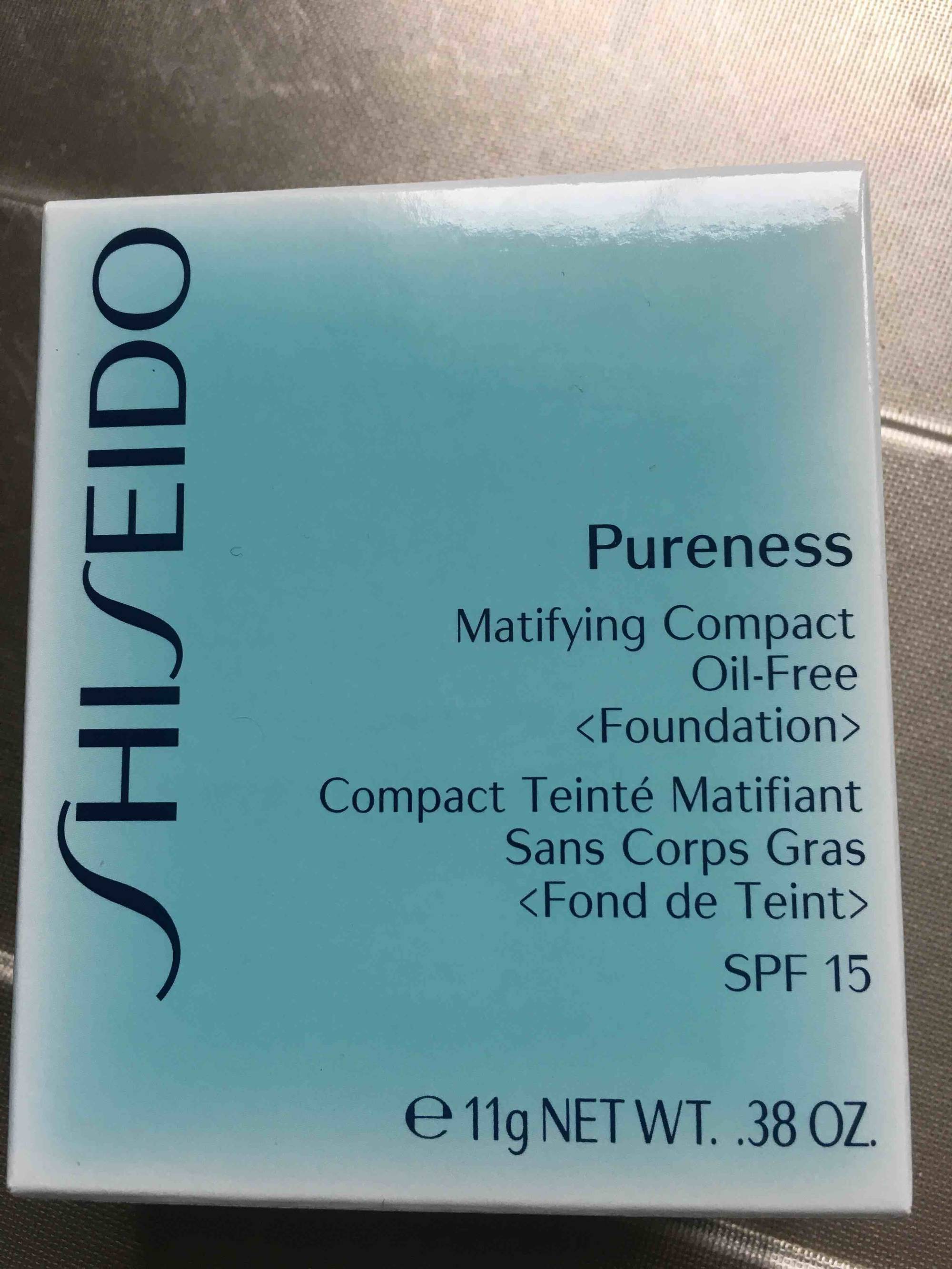 SHISEIDO - Pureness - Compact teinté matifiant
