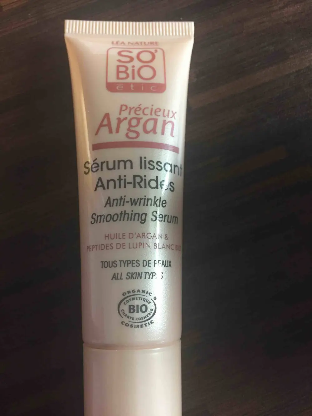 SO'BIO ÉTIC - Précieux argan - Sérum lissant anti-rides