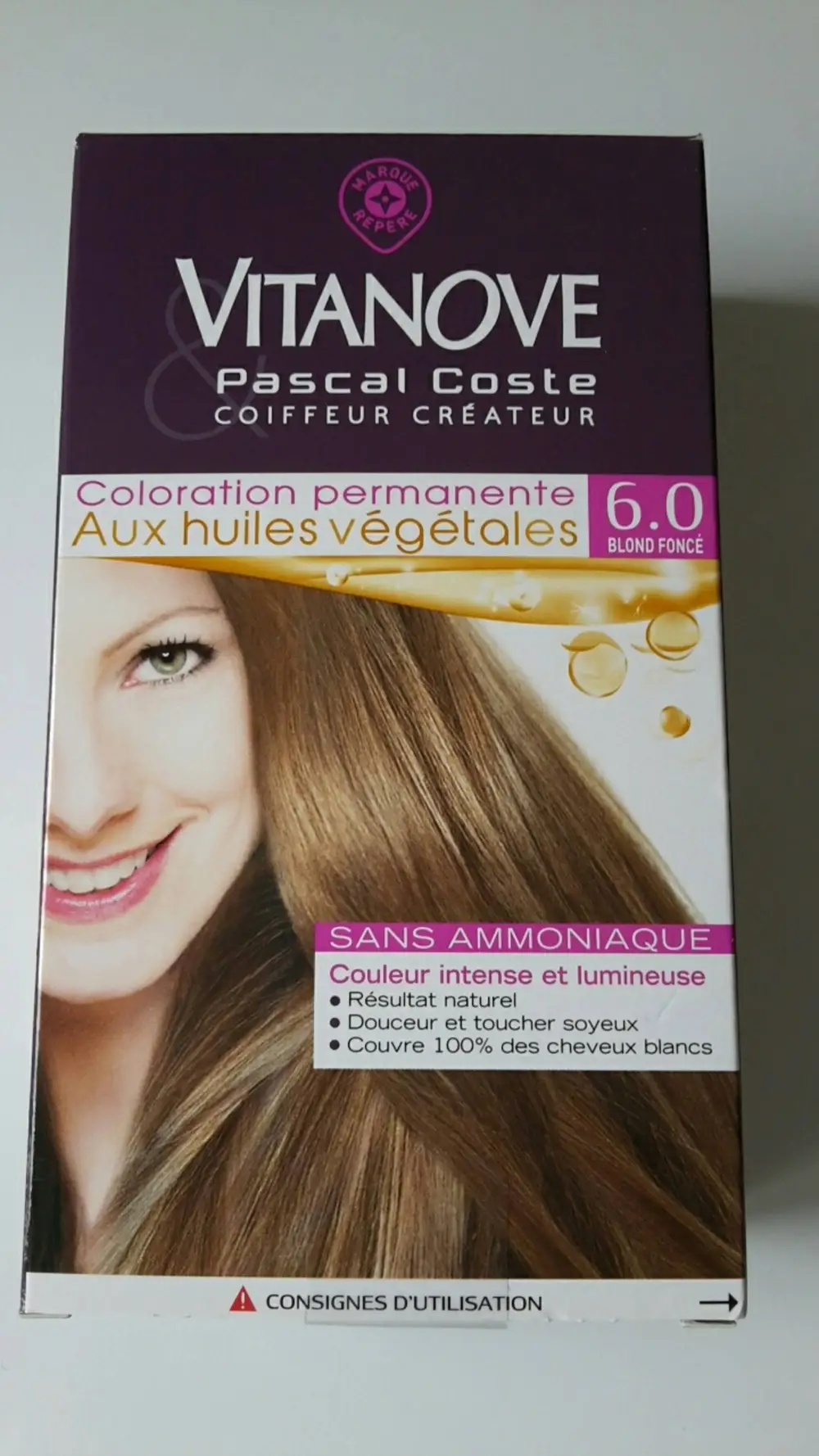 MARQUE REPÈRE - Vitanove pascal coste - Coloration permanente 6.0 blond foncé