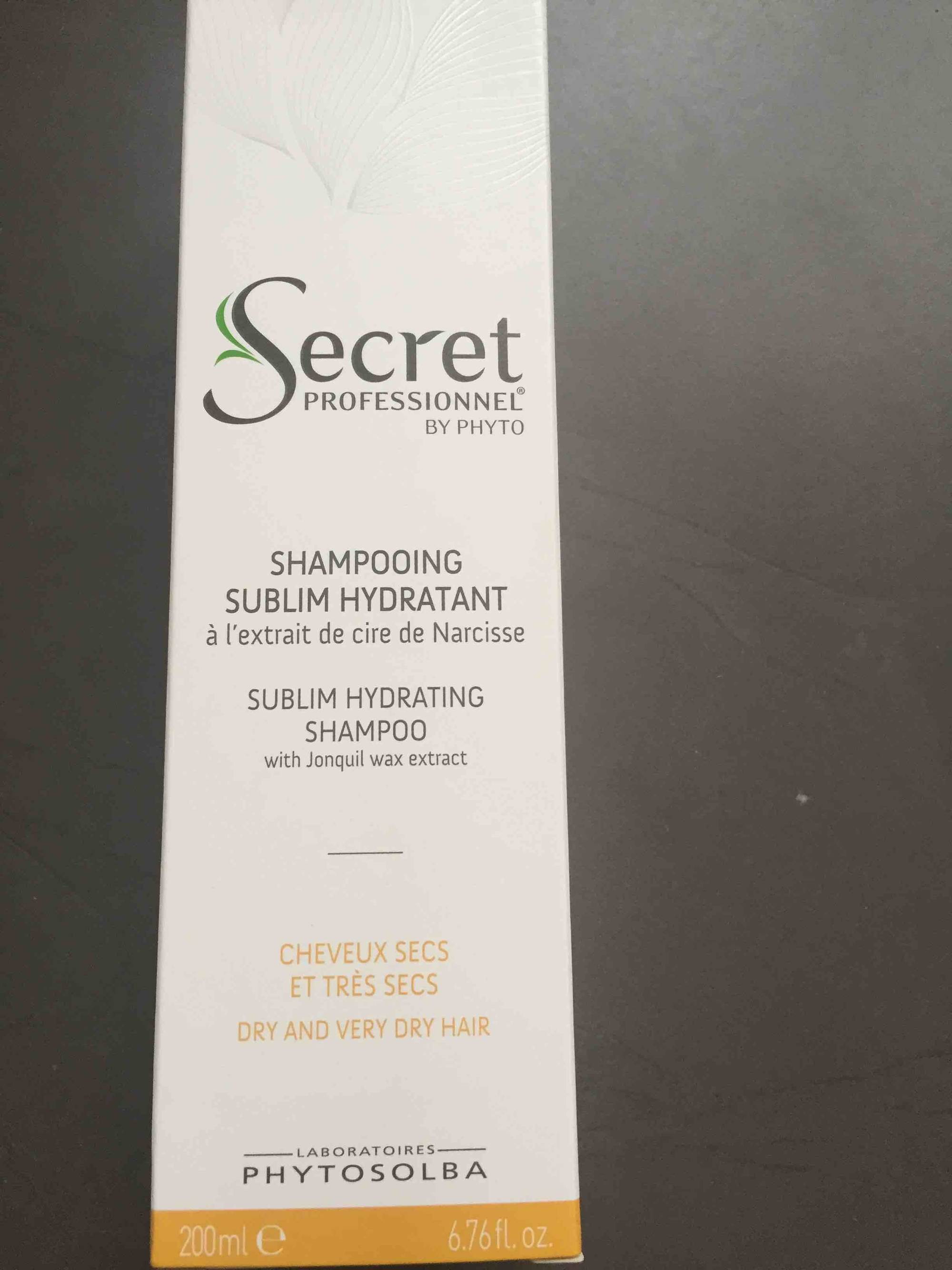 SECRET PROFESSIONNEL BY PHYTO - Shampooing sublim hydratant