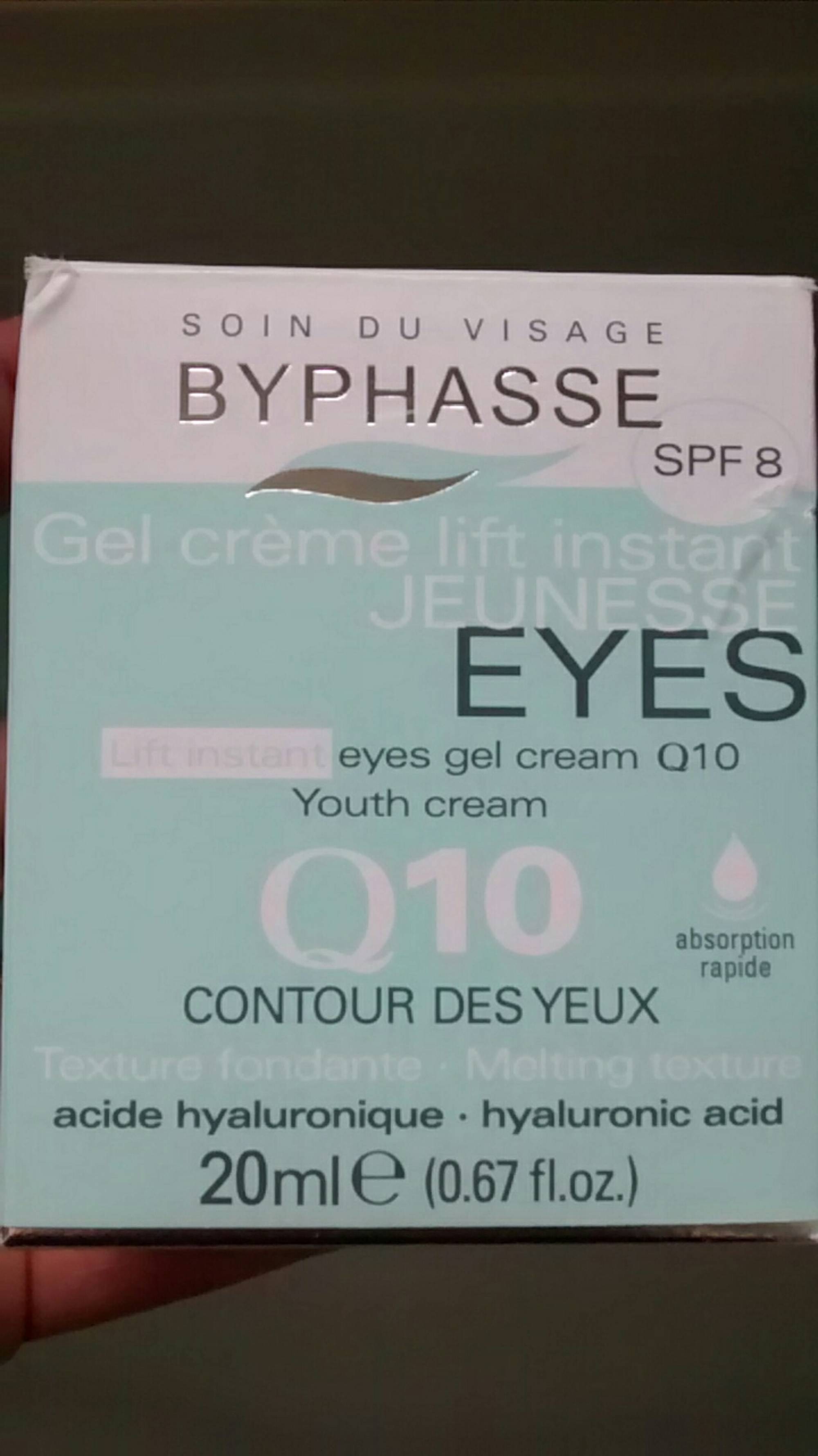 BYPHASSE - Q10 contour des yeux - Gel crème lift instant