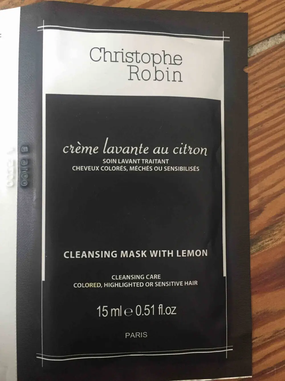 CHRISTOPHE ROBIN - Crème lavante au citron