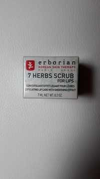 ERBORIAN - 7 herbs scrub for lips - Soin exfoliant effet lissant pour lèvres