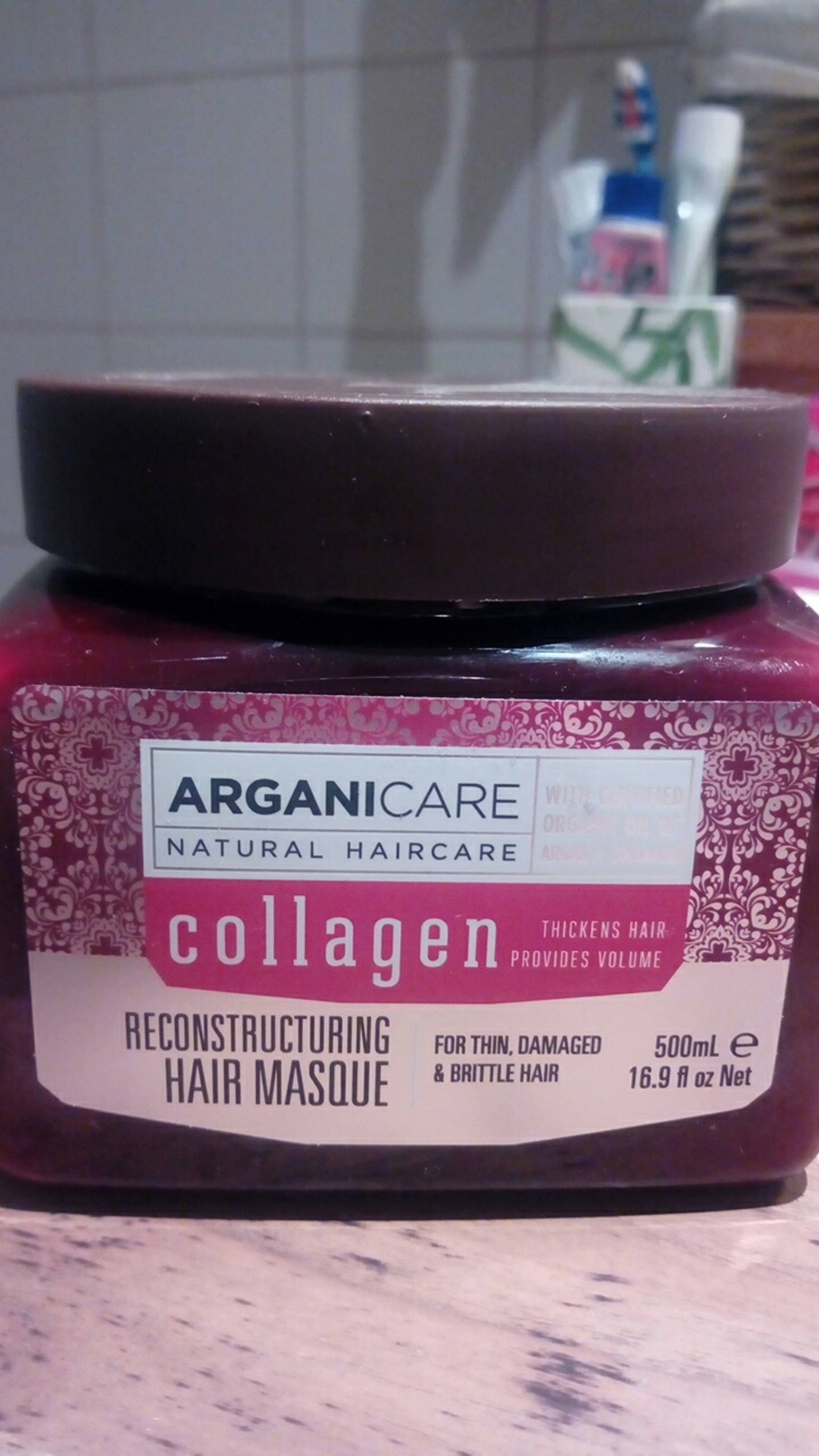 ARGANICARE - Collagen - Reconstructuring hair masque