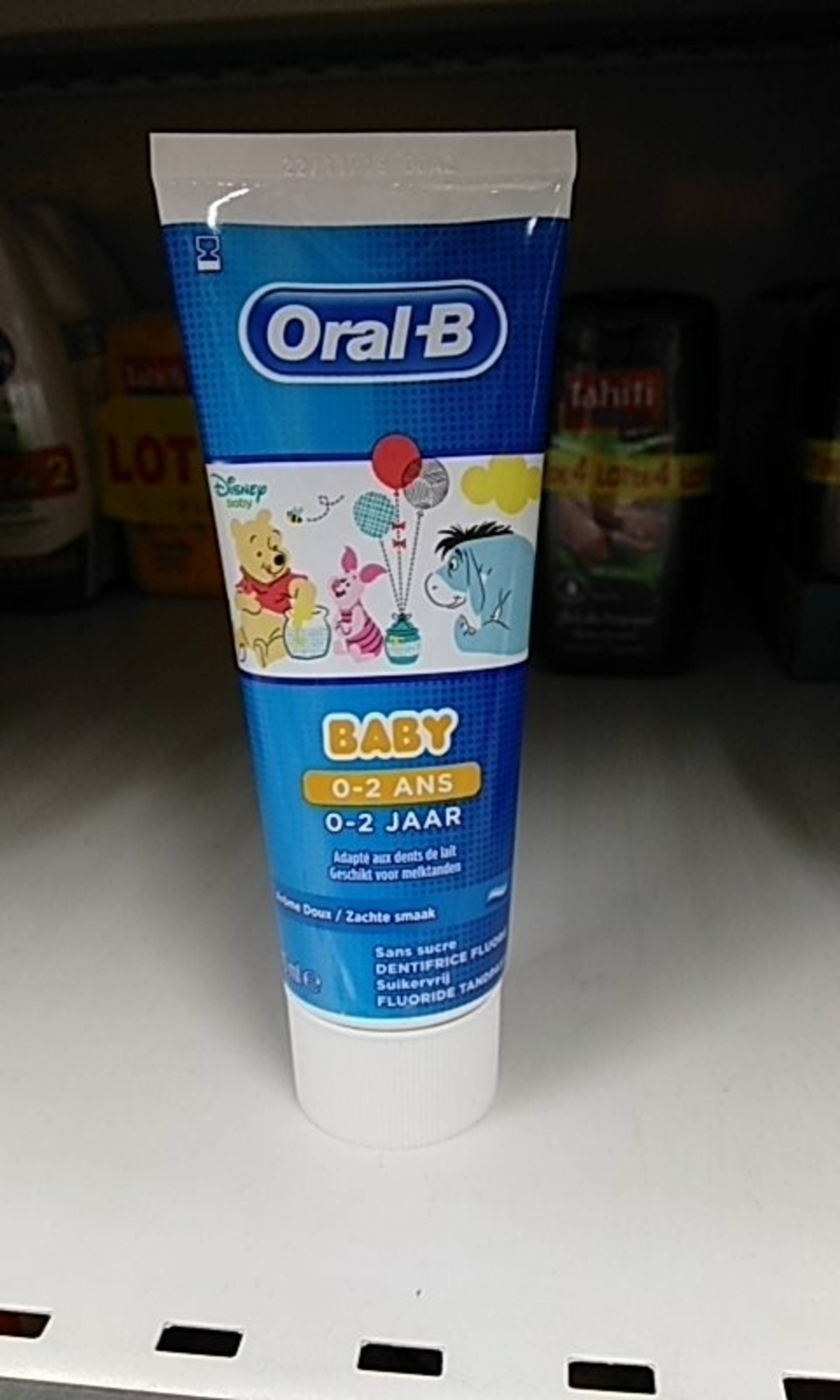 ORAL-B - Dentifrice baby 0- 2 ans