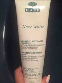 NUXE - Nuxe white - Mousse éclaircissante purifiante