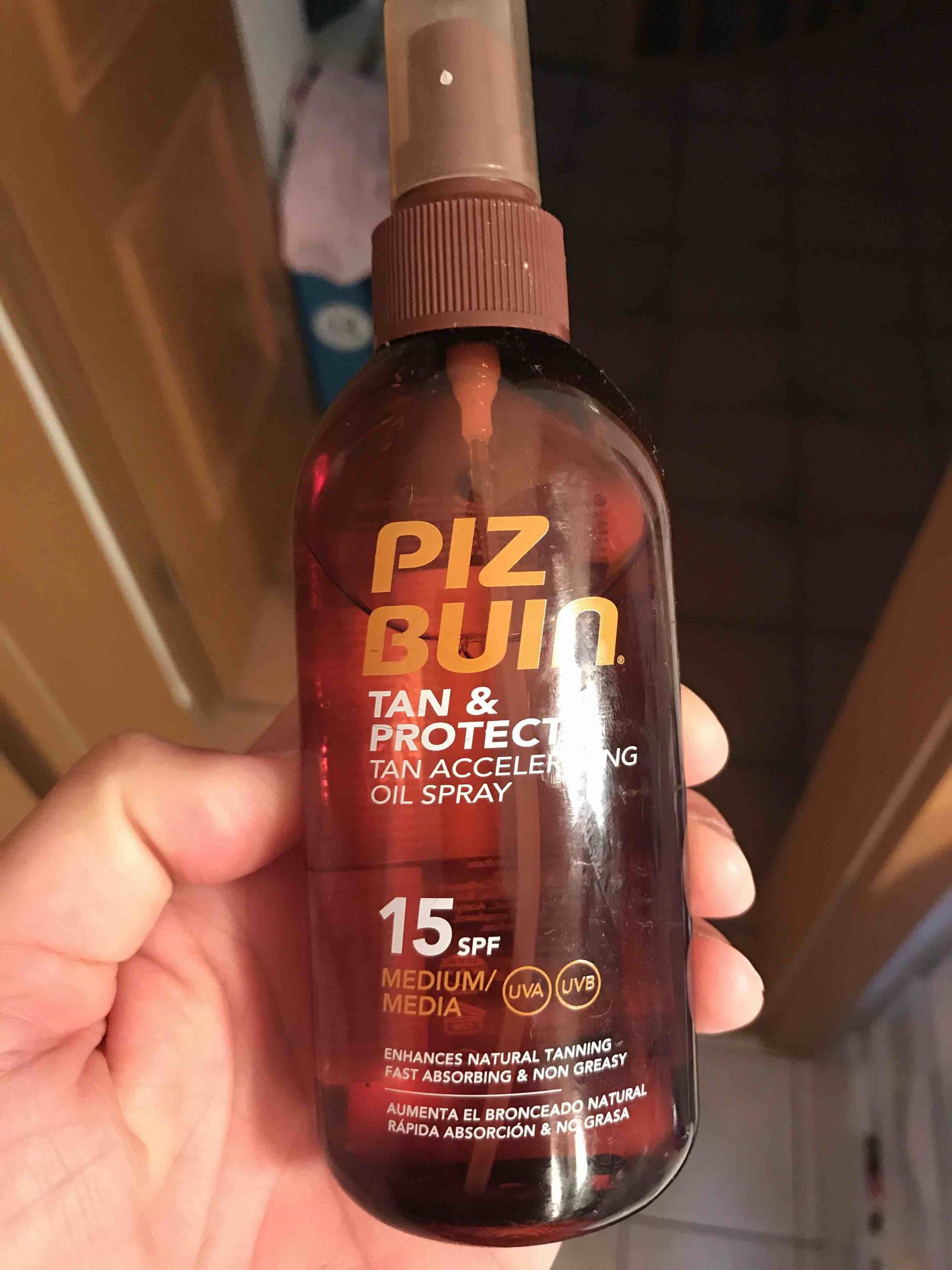 PIZ BUIN - Tan & protect - Tan accelerating oil spray spf 15 
