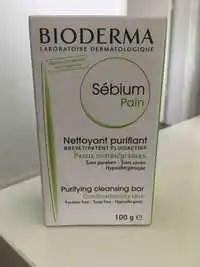 BIODERMA - Sébium pain - Nettoyant purifiant