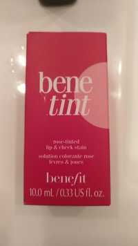 BENEFIT - Bene tint - Solution colorante rose pour lèvres et joues