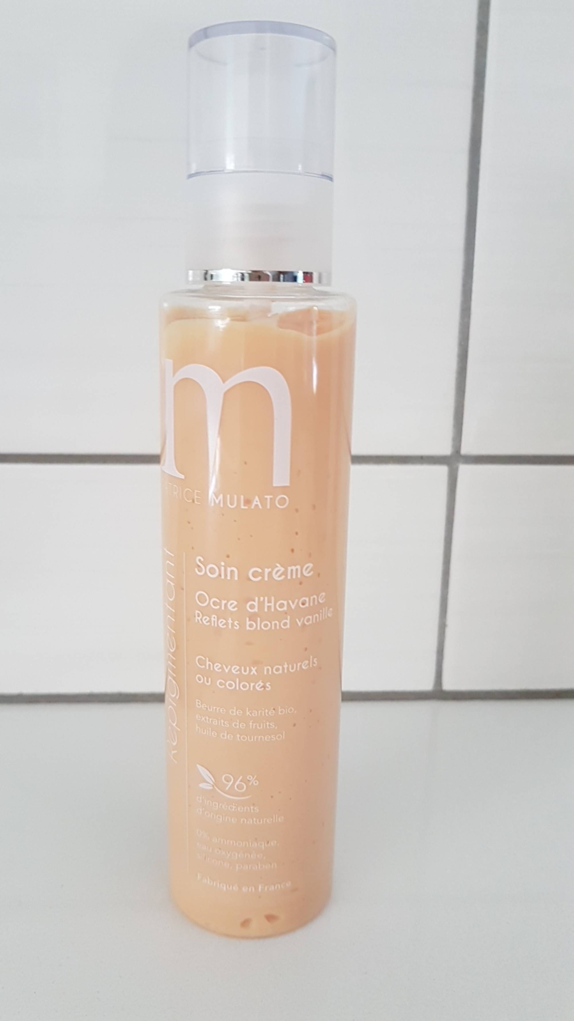 MULATO - Repigmentant - Soin crème ocre d'Havane reflets blond vanille