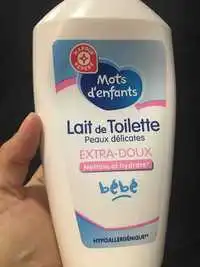 MARQUE REPÈRE - Mots d'enfants - Lait de toilette extra doux