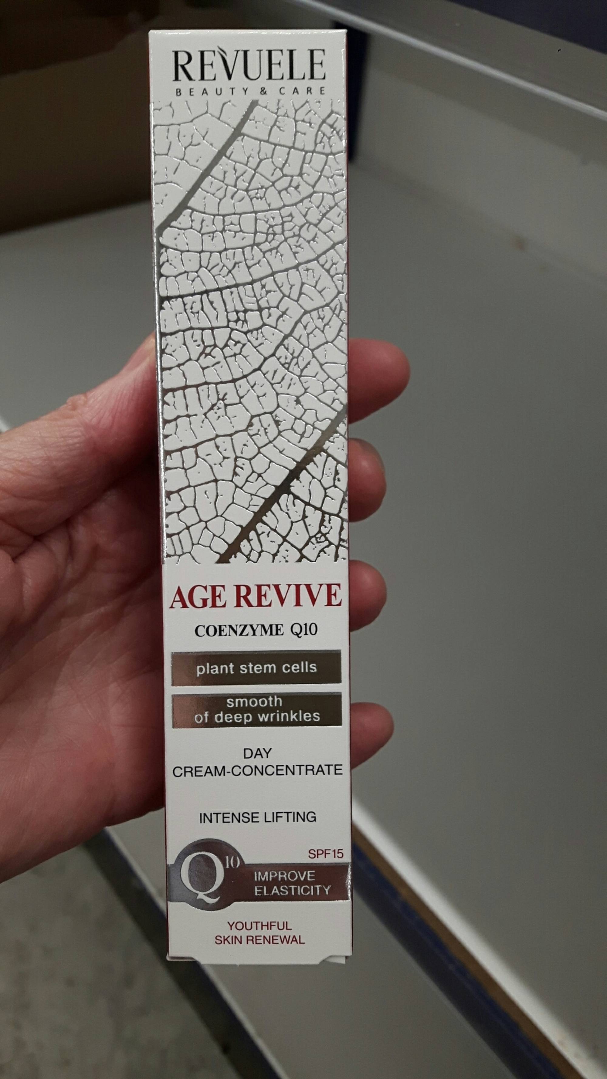 REVUELE - Age revive coenzyme Q10 - Day cream-concentrate SPF 15