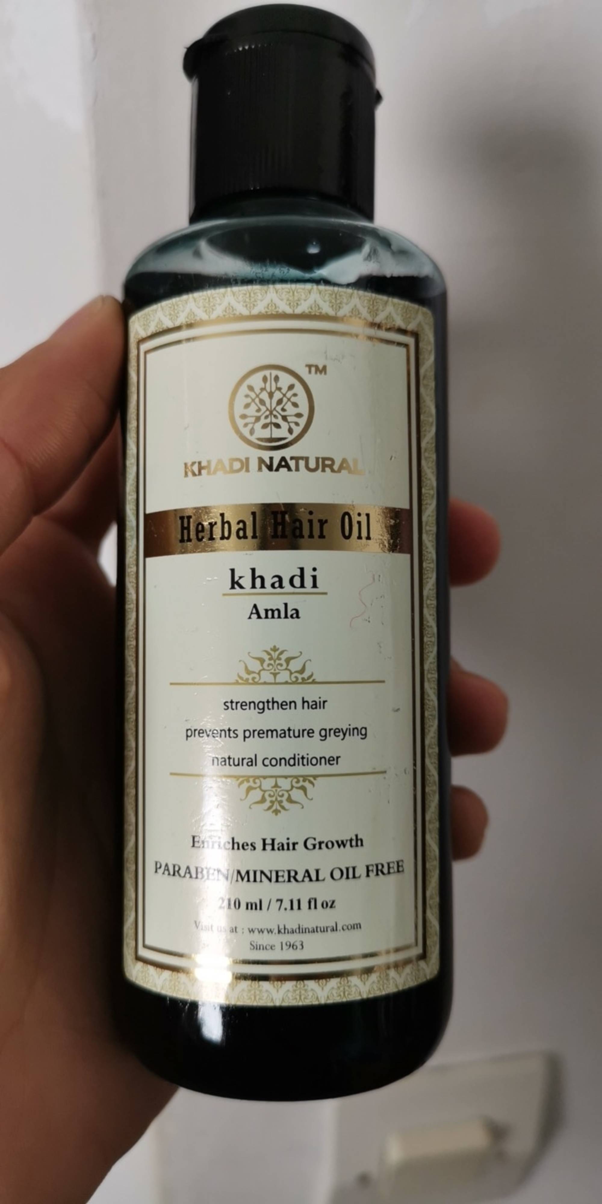 KHADI NATURAL - Amla - Herbal hair oil