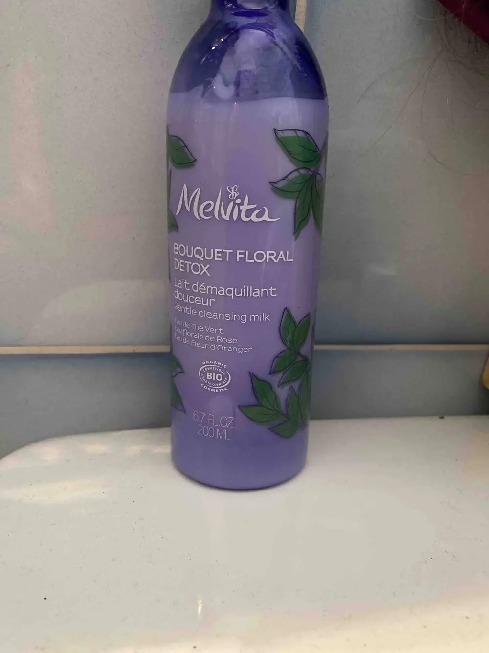 MELVITA - Bouquet floral detox - Lait démaquillant douceur