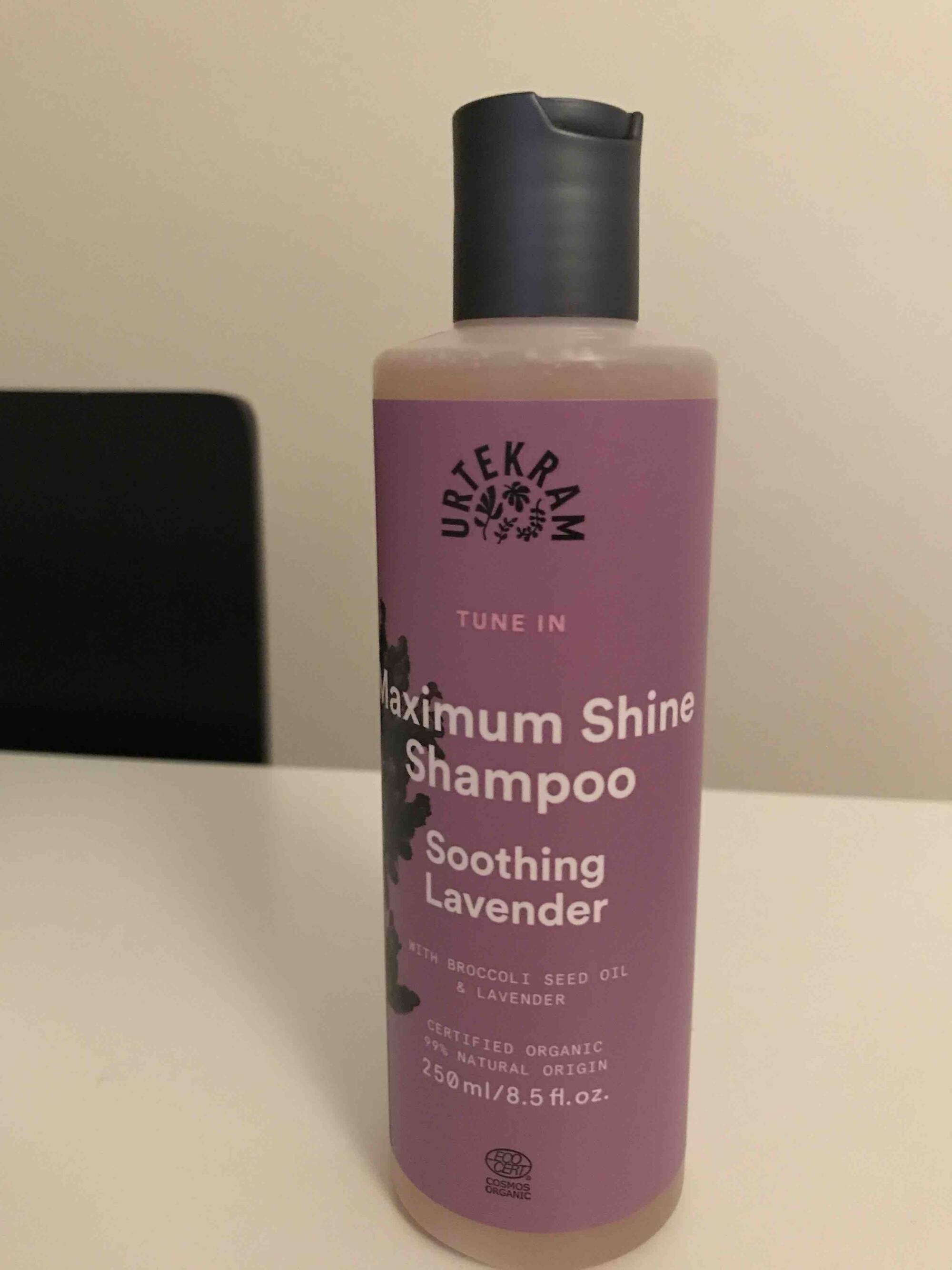URTEKRAM - Maximum Shine shampoo - Soothing lavender