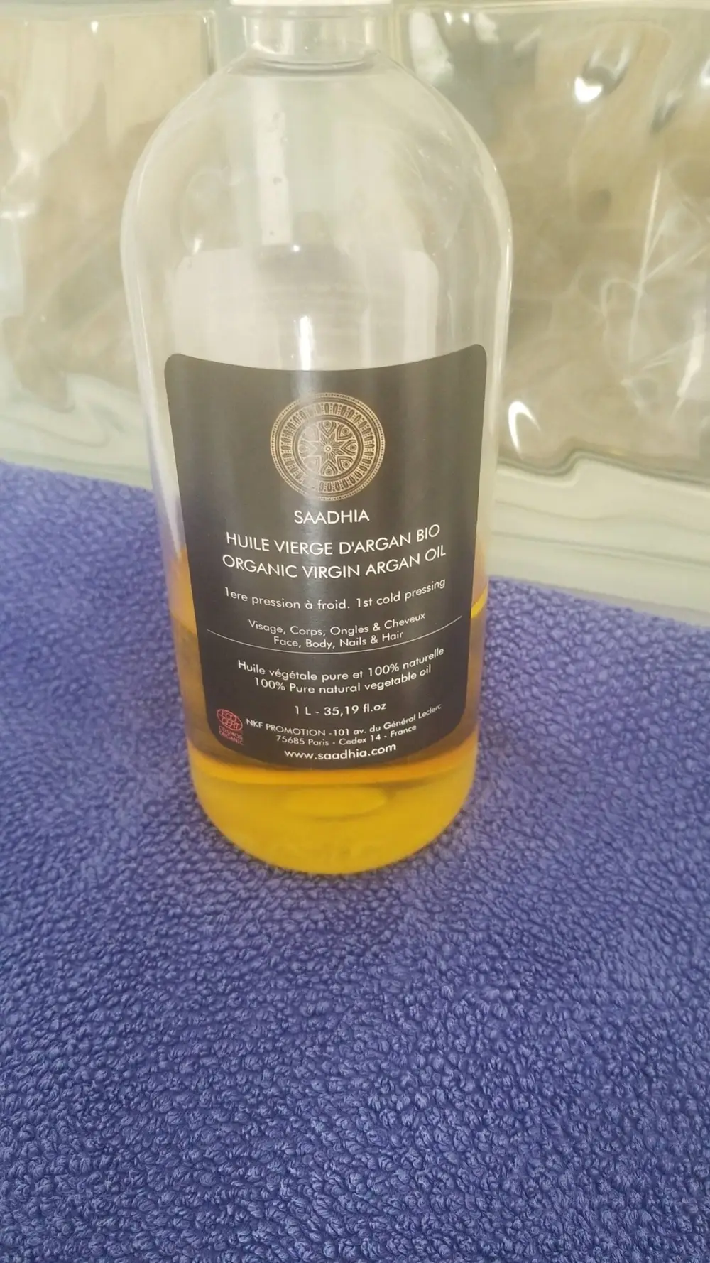 SAADHIA - Huile vierge d'Argan Bio