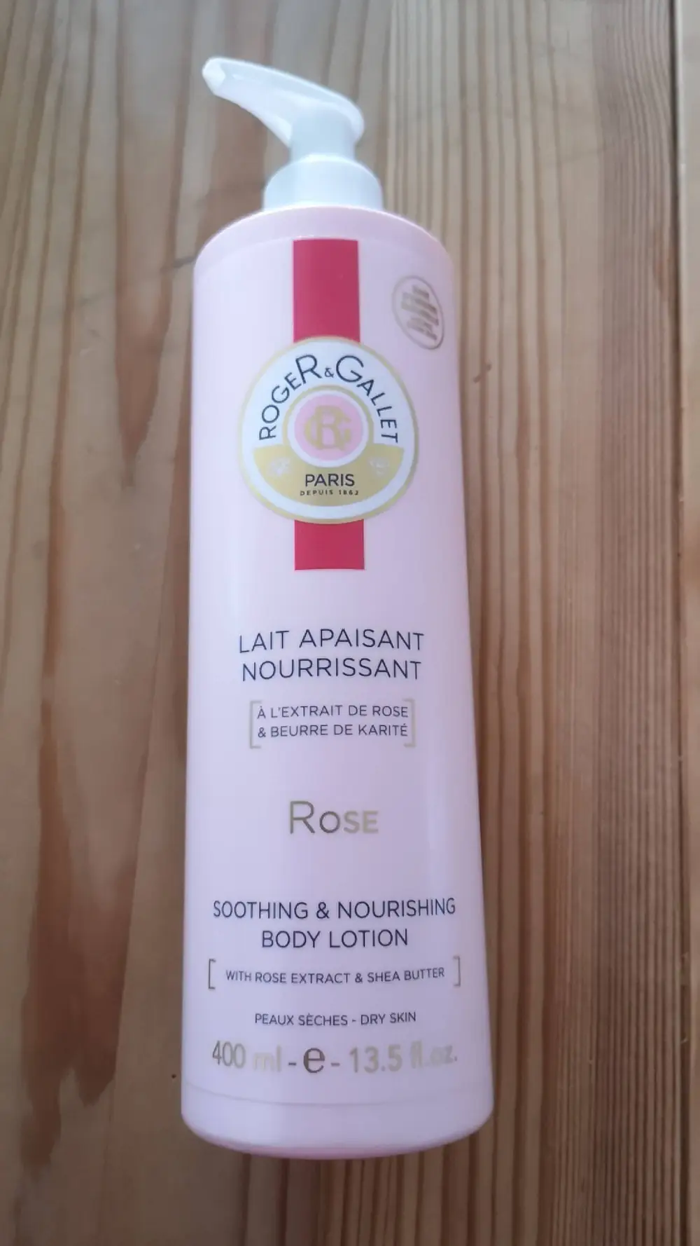 ROGER & GALLET - Rose - Lait apaisant nourrissant