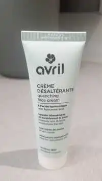 AVRIL - Crème désaltérante à l'acide hyaluronique