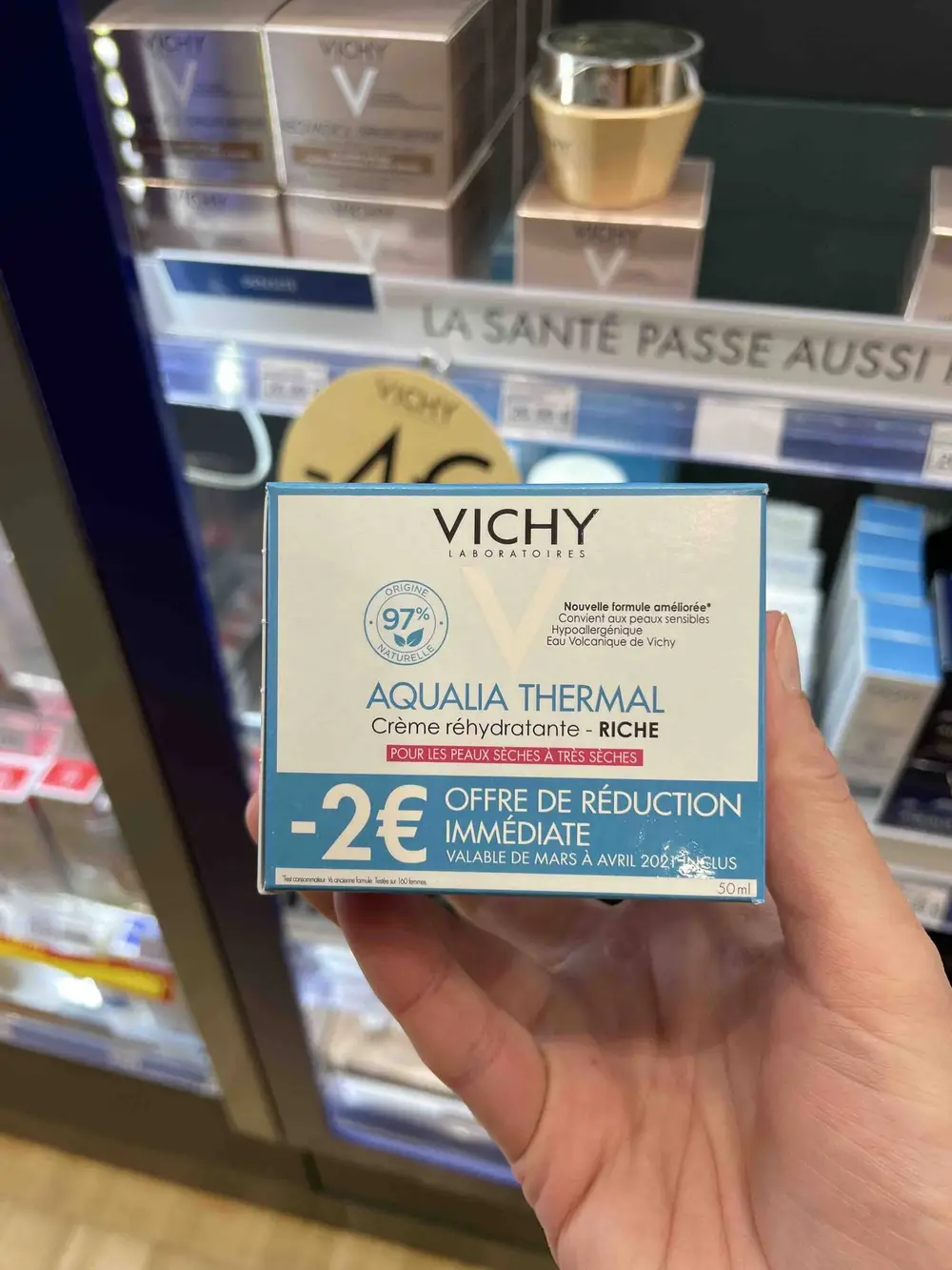 VICHY - Aqualia thermal - Crème réhydratante riche