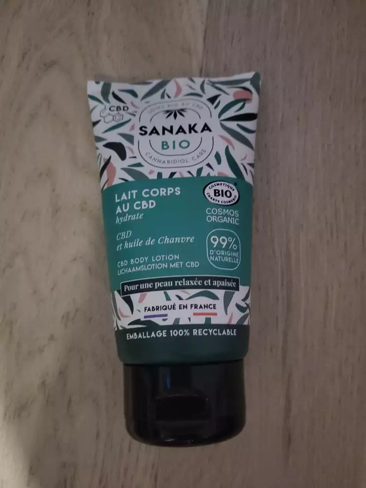 SANAKA BIO - Lait corps au CBD hydrate