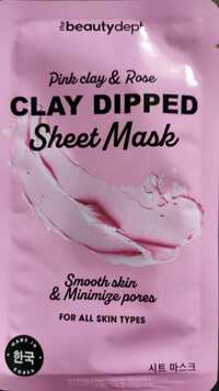 THE BEAUTY DEPT - Clay dipped - Sheet mask