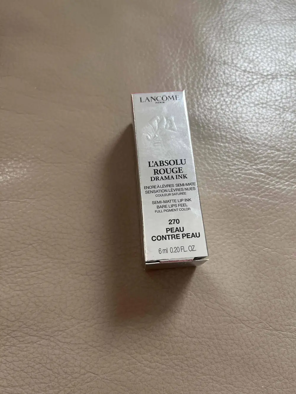 LANCÔME - L'absolu rouge drama ink 270 peau contre peau