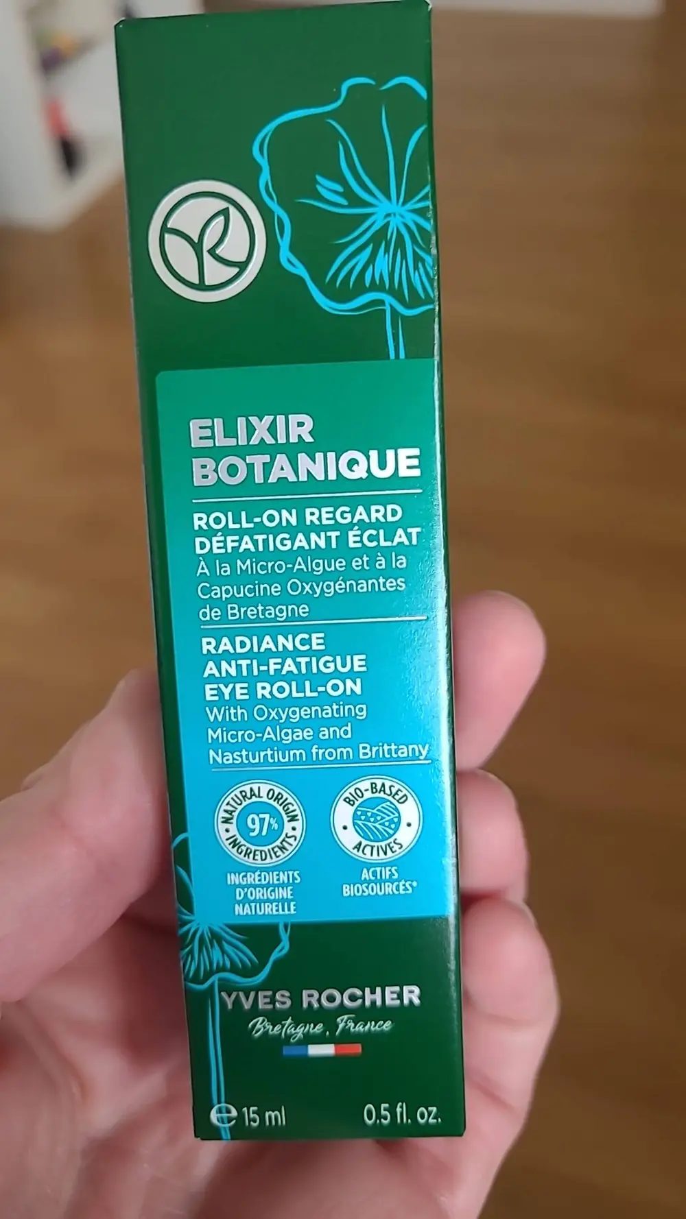 YVES ROCHER - Elixir botanique - Roll-on regard défatiguant éclat