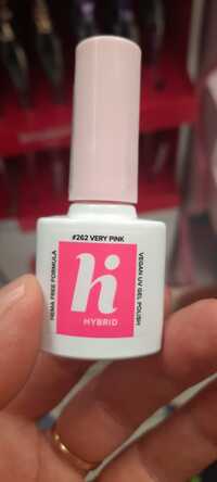 HI HYBRID - Vegan UV gel polish #262 very pink