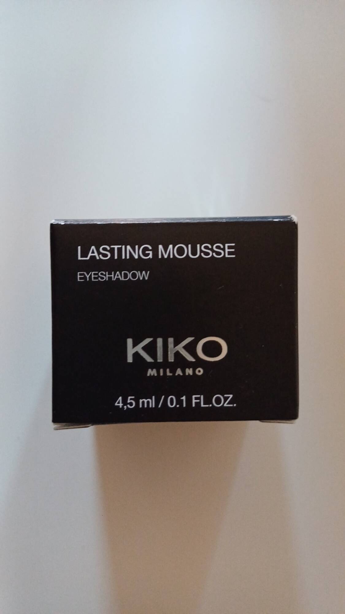 KIKO - Lasting mousse - Eyeshadow