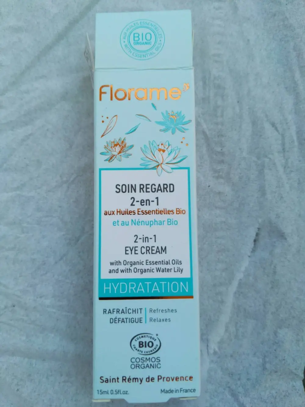 FLORAME - Soin regard 2-en-1 aux huiles essentielles bio