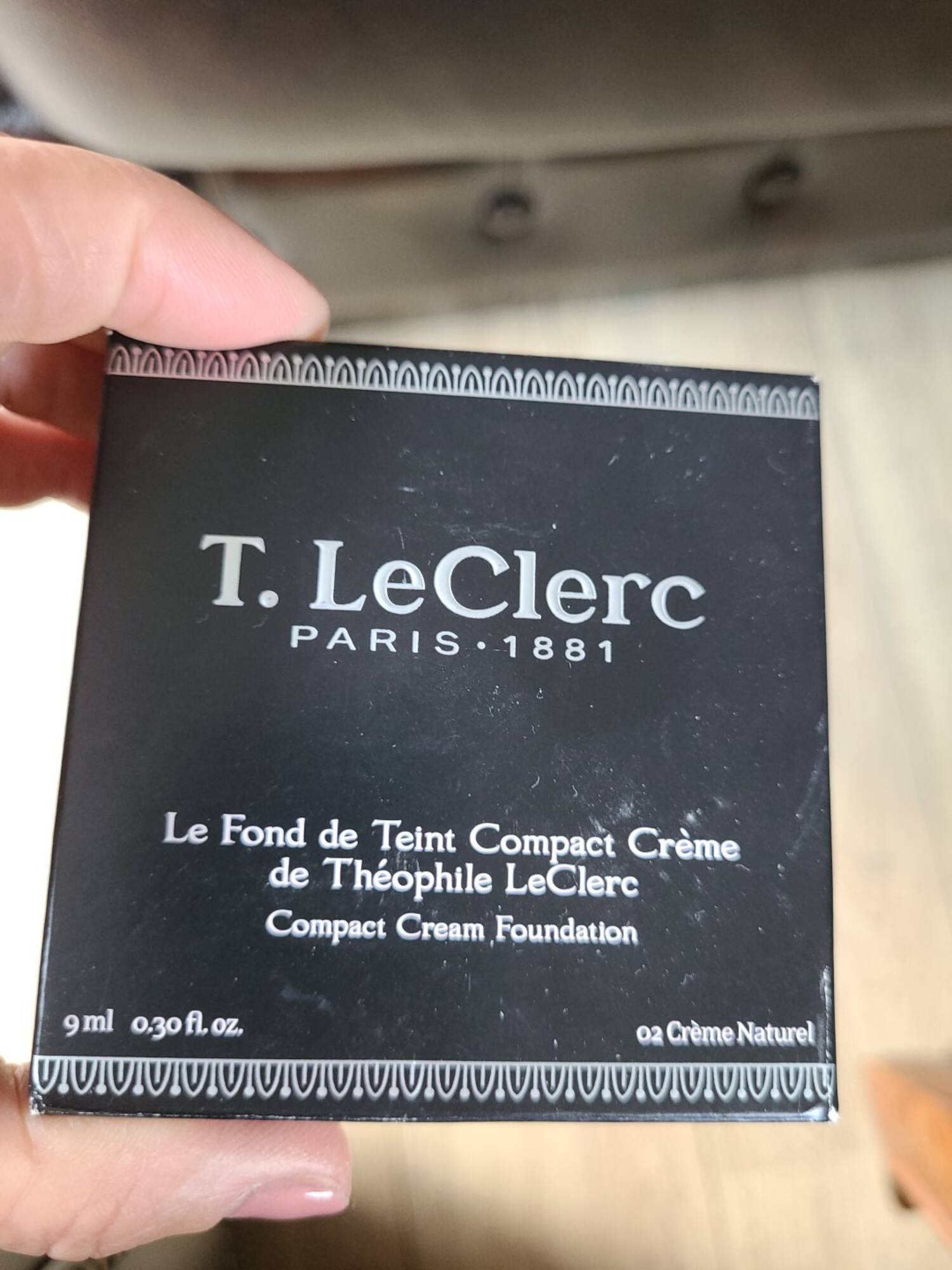 T.LECLERC - Fond de teint compact crème 